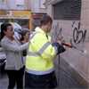 El ayuntamiento de Santander presenta la campaña de limpieza de pintadas